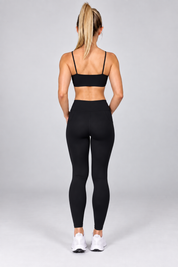 Calça Legging Essencial | Cós Alto com Bolso Lateral