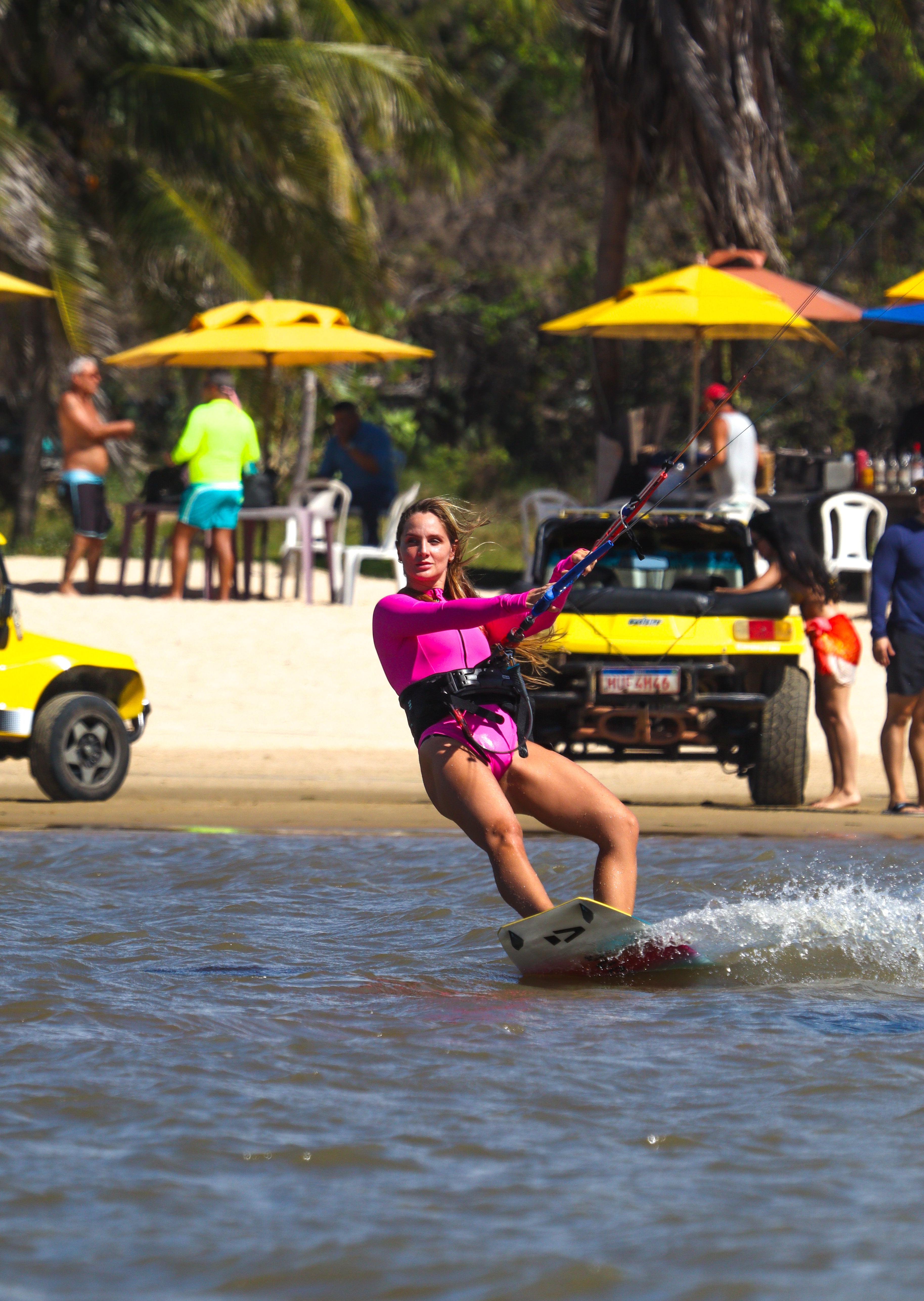 Wetsuit PINK Cavado Feminino UV50+ | Para Kite, Surf e Esportes na Água