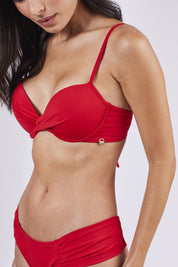 Biquíni Franzido Bella Vermelho