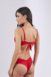 Biquíni Franzido Bella Vermelho