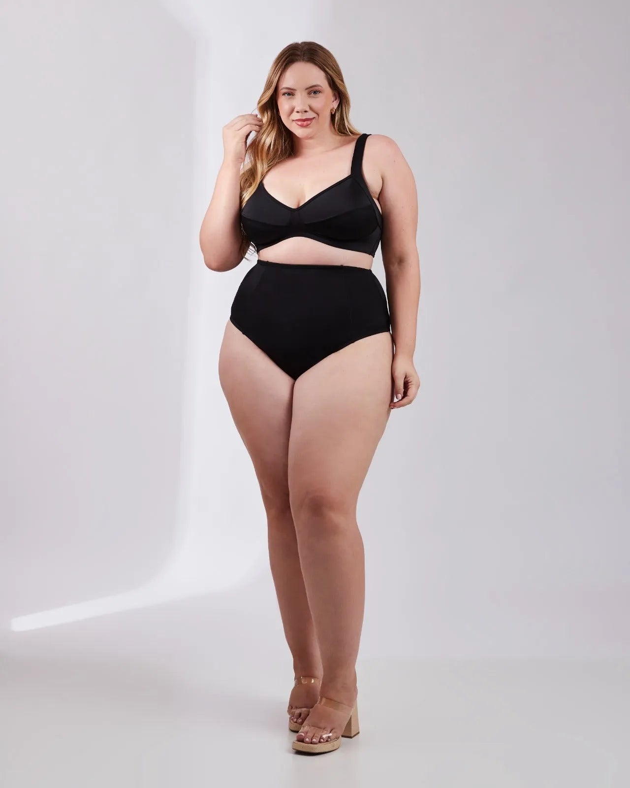 Biquíni Modelador Plus Lorrine Preto