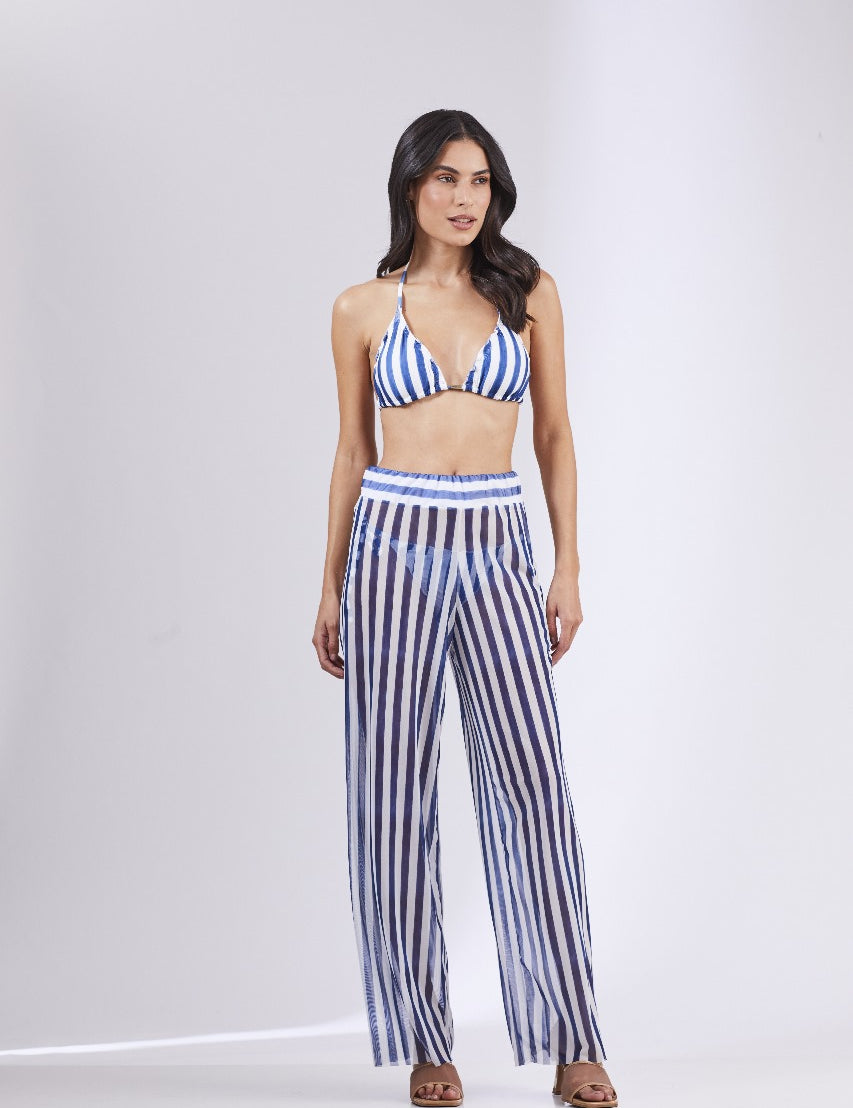 Calça Resort Tule Listrado