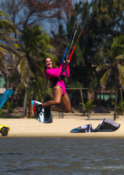 Wetsuit PINK Cavado Feminino UV50+ | Para Kite, Surf e Esportes na Água