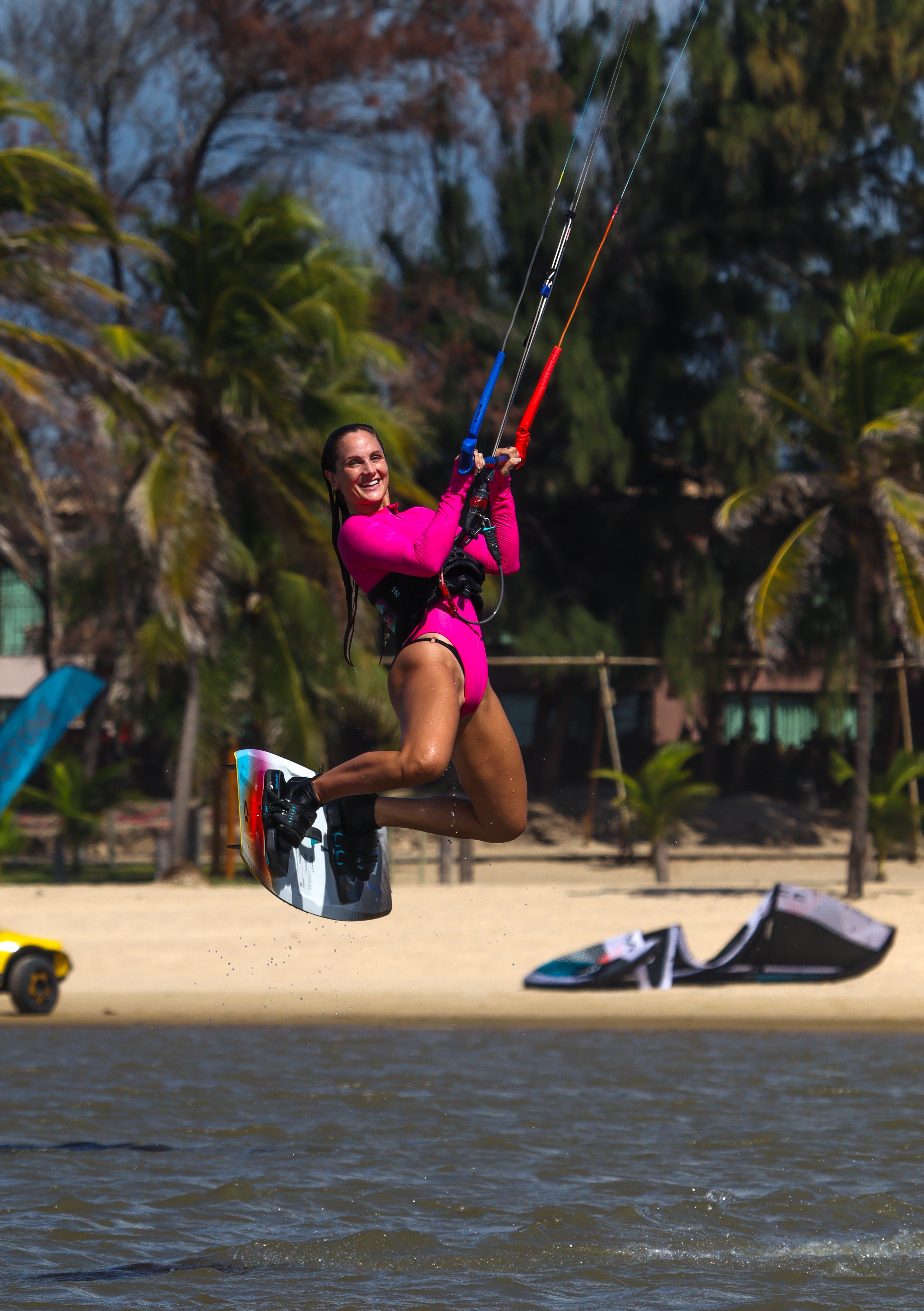 Wetsuit PINK Cavado Feminino UV50+ | Para Kite, Surf e Esportes na Água