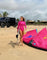 Wetsuit Cavado Feminino UV50+ - detalhe do tecido encorpado e acabamento