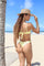 Biquíni Top Torcido amarelo - lifestyle praia