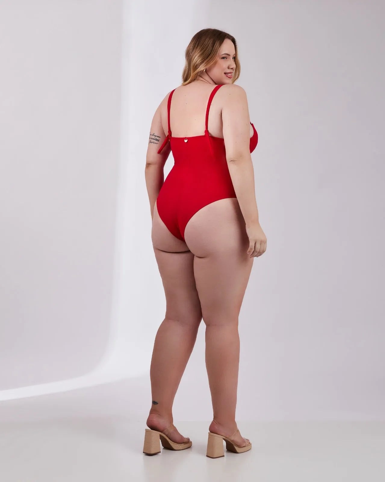 Maiô Modelador Balconnet Plus Vermelho