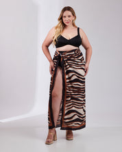 Canga Plus Estampa Animal Print